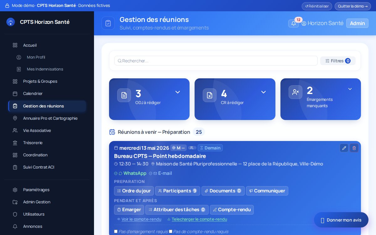 Gestion des réunions